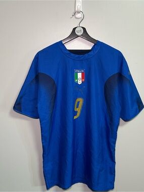 Puma Italia #9 Luca Toni 2006 Home Kit
